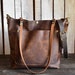 The Limited Edition Classic Leather Tote Bag | Leather Bag | Leather Purse Crossbody | Made in USA | Three Sizes 