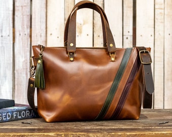 Handmade Leather Purse | Leather Tote Bag | The 70's Bowler Bag