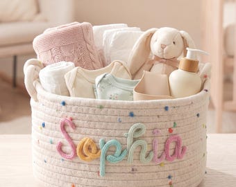 Custom Handmade Basket | Cotton rope weaving | Storage Basket | XS-XL | Option Icons