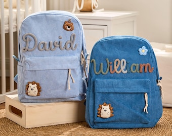 Custom Kids Backpack With Name | School Bag | Toddler Book Bag | School Bag for Kids | Children's Backpack | Kids Backpack