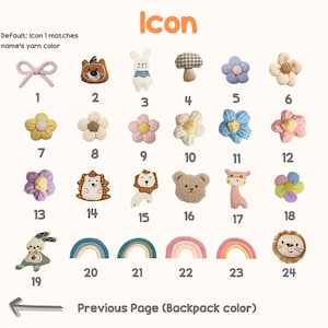 Custom Kids Backpack With Name | Corduroy for Kids | 8 Colors | Option Icons | 11" x 15" image 6