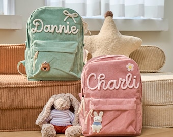 Custom Kids Backpack With Name | School Bag | Toddler Book Bag | School Bag for Kids | Children&#39;s Backpack | Kids Backpack