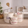 Name Handmade Basket | Home Storage | Baby Shower Gifts | Baby Toys Basket | Toy Basket | Baby Name Gift