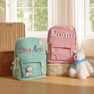 Sac à dos enfant personnalisé avec nom | Sac d'école | Cartable pour tout-petits | Cartable pour enfants | Sac à dos pour enfants | Sac à dos pour enfants