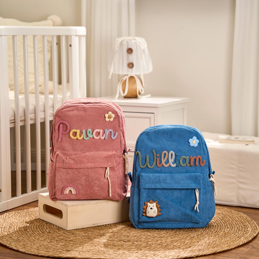 Custom Kids Backpack With Name | School Bag | Toddler Book Bag | School Bag for Kids | Children's Backpack | Kids Backpack