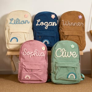 Cartable personnalisé avec prénom | Sac pour enfants | Cartable pour tout-petits | Cartable pour enfants | Sac à dos pour enfants | Sac à dos pour enfants