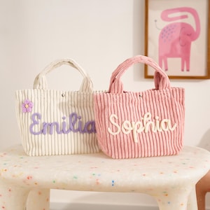Bolso personalizado / Bolso de regalo / Regalos para baby shower / Bolsos para niños / Regalos personalizados / Bolso de viaje / Regalo con nombre de bebé