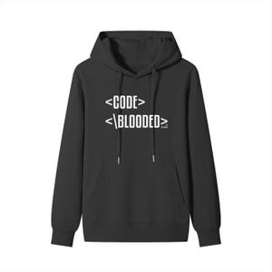 Code Blooded / The Tech Garage / Sudadera con capucha clásica