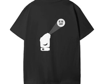 Wees het licht | De technische garage | Naadloos T-shirt met verlaagde schoudernaden en regular-fit pasvorm