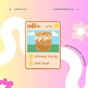 Sticker café glacé
