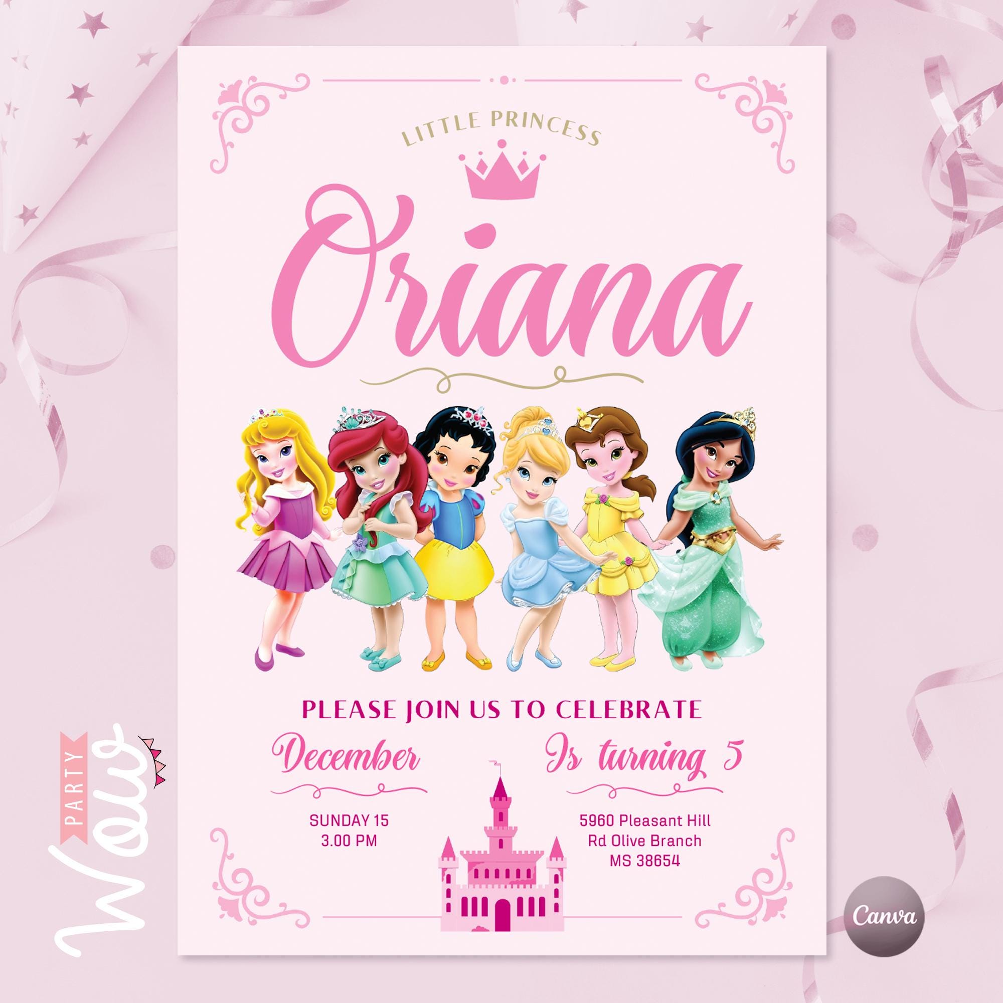 Licencia de princesa - Etsy México, image size:2000x2000