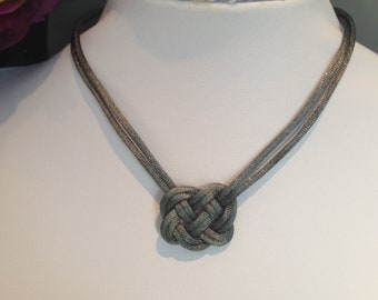 Celtic knot Satinique cord Necklace