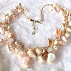 Sea Shells on a rope Necklace image 3