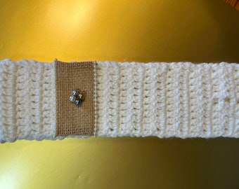 ONE of a KIND Ear/Neck Warmer, Versatile yet Stylish, Crocheted