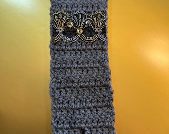 ONE of a KIND Ear/Neck Warmer, Versatile yet Stylish, Crocheted