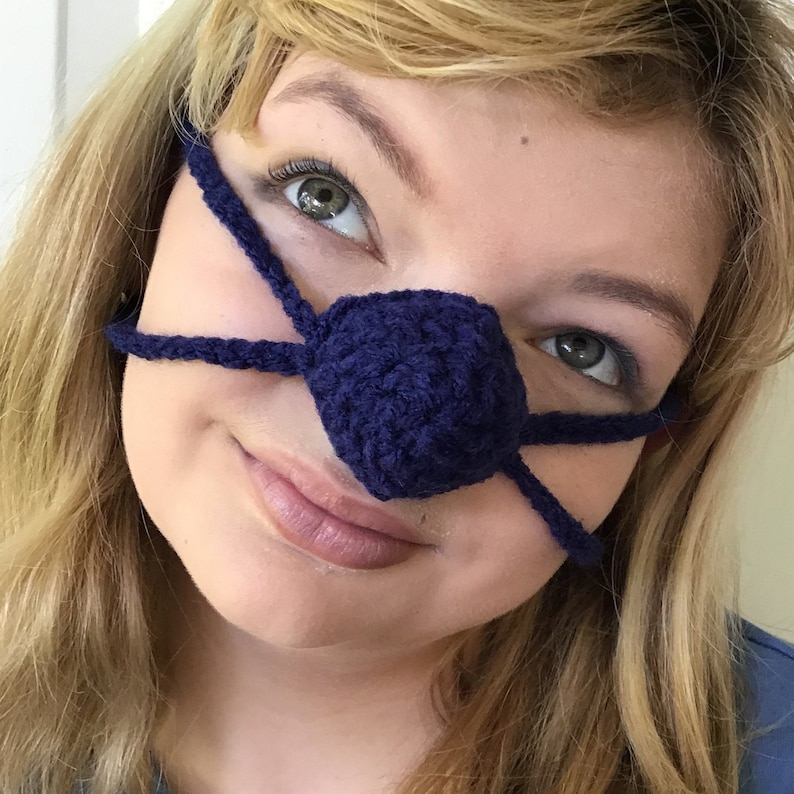 NOSE WARMER True Blue Nose Cozy Unisex Gag Gift Nose Mitten Etsy