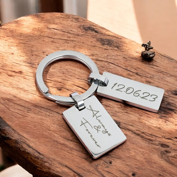 Personalized Promise Keyring/engraved Stainless Steel Keychain