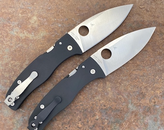 Spyderco Bodacious and Shaman Deep Carry Titanium Pocket Clip | LynchNW Original Design - USA Made | Guaranteed for Life