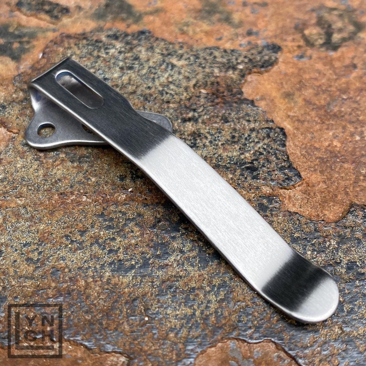 Clip Posteriore Tascabile Profonda In Lega Di Titanio Per Coltello Pieghevole Demko AD20 / 20,5