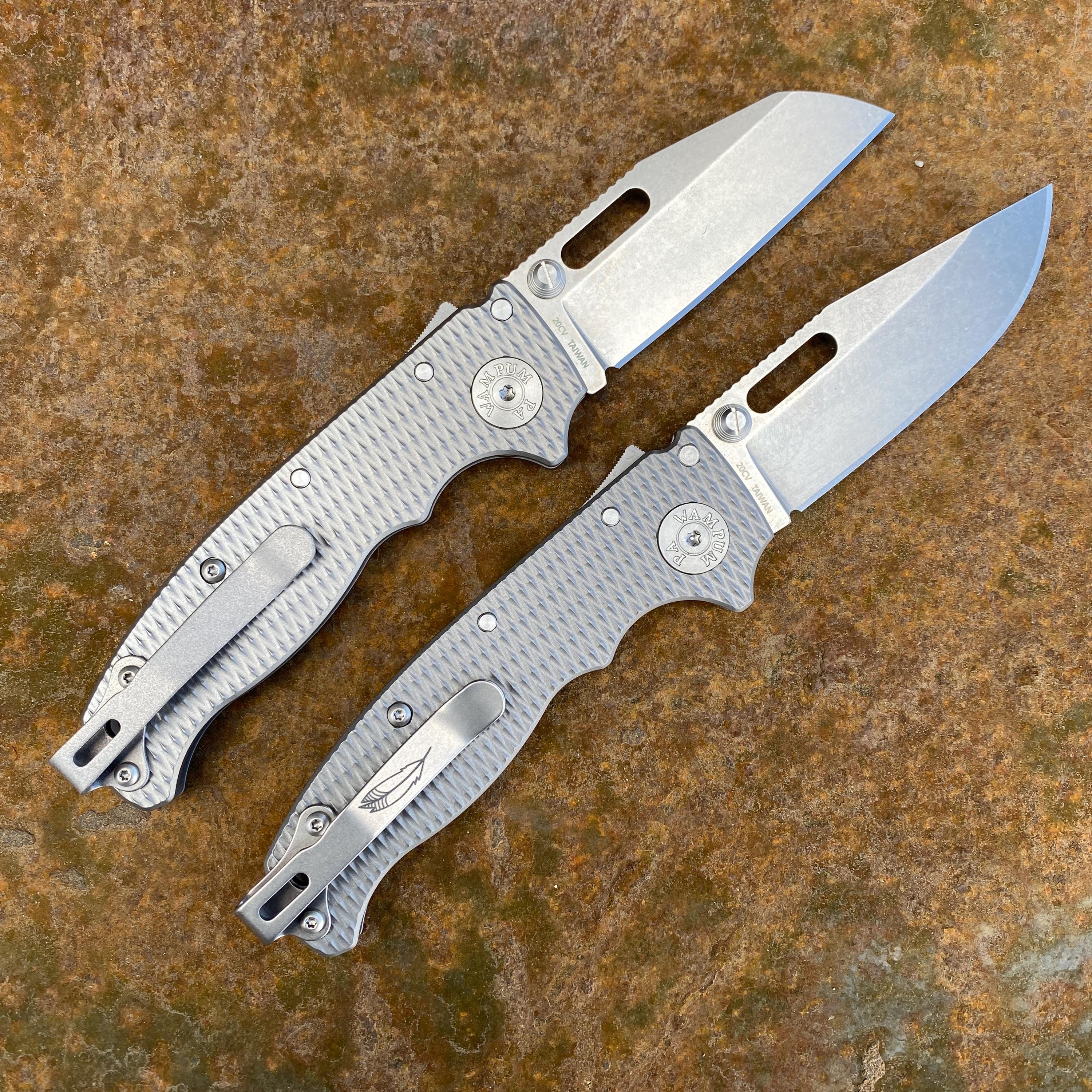 Demko AD20/20.5 Right Handed Deep Carry Titanium Pocket Clip