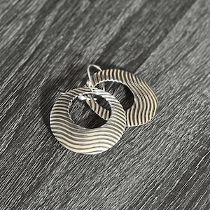Textured Hoop Earrings
