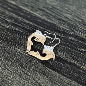 Silver Fish Earrings