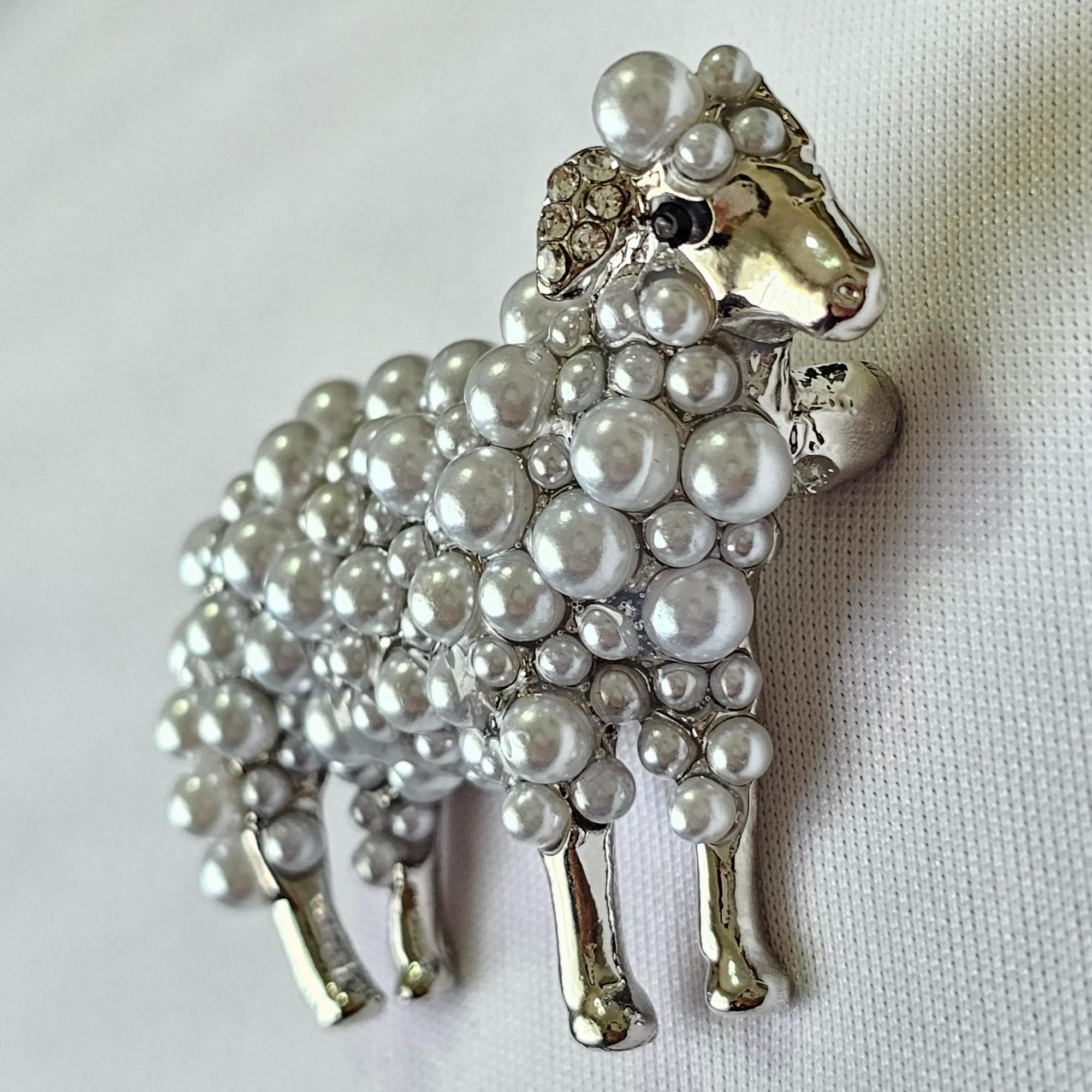 Spille Di Perle A Forma Di Pecora - Accessori Carini Per Vestiti - Foto 7