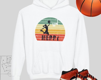 Personalized Basketball Hoodie, Custom Name, Matching Family Sweatshirt,  Toddler, Youth & Adult Matching Sports
