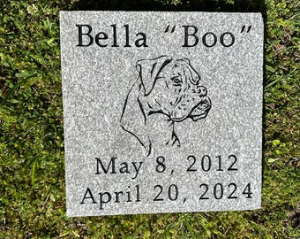 Piedra conmemorativa para mascotas, adoquín de jardín