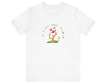 Community Book Project Logo Tee: Unisex Jersey Cotton T-Shirt