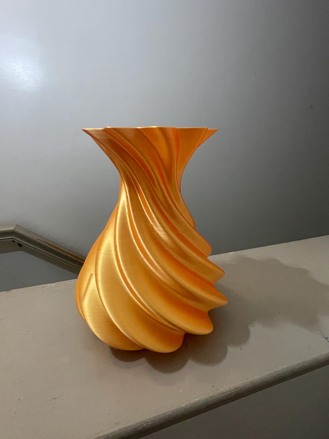 3D Printed Twisted Elegance Vase - Etsy