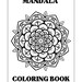 Mandala Coloring Pages for Adults, Adult Coloring Pages, Stress Relief ...