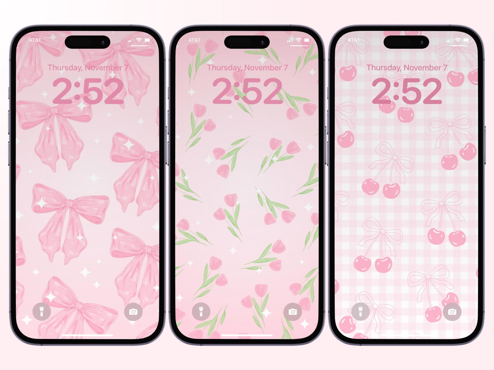 Coquette Aesthetic Phone Wallpaper Pack | 10 Cute Soft Pink Wallpapers ...