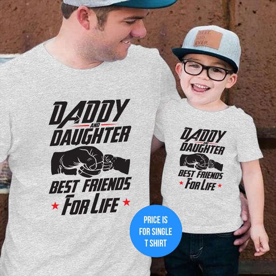 T-SHIRT (1117) Papà e figlia, migliori amici per la vita