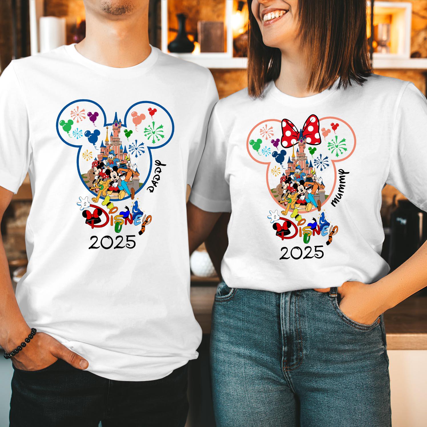 Viaje Playeras Familiares Disney Minnie Mouse Camisetas Para Ir A