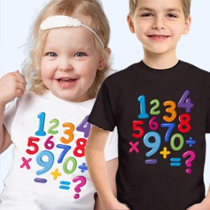 T-SHIRT (100) Number Themed Design for National Numeracy Day of Mathematics Fun Educational Gift for Kids Adult Teacher Student Math Lovers