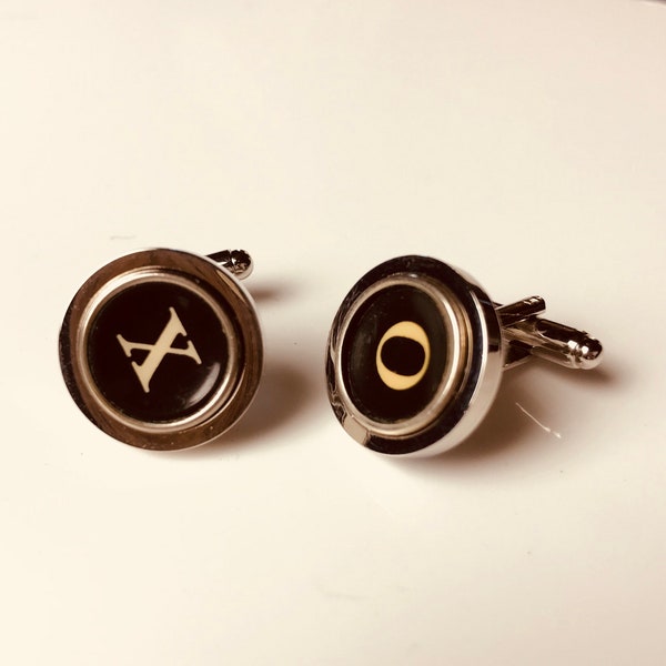 Vintage Typewriter Key Cuff Link