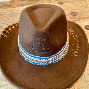 Western Desert Burned Cowboy Hat