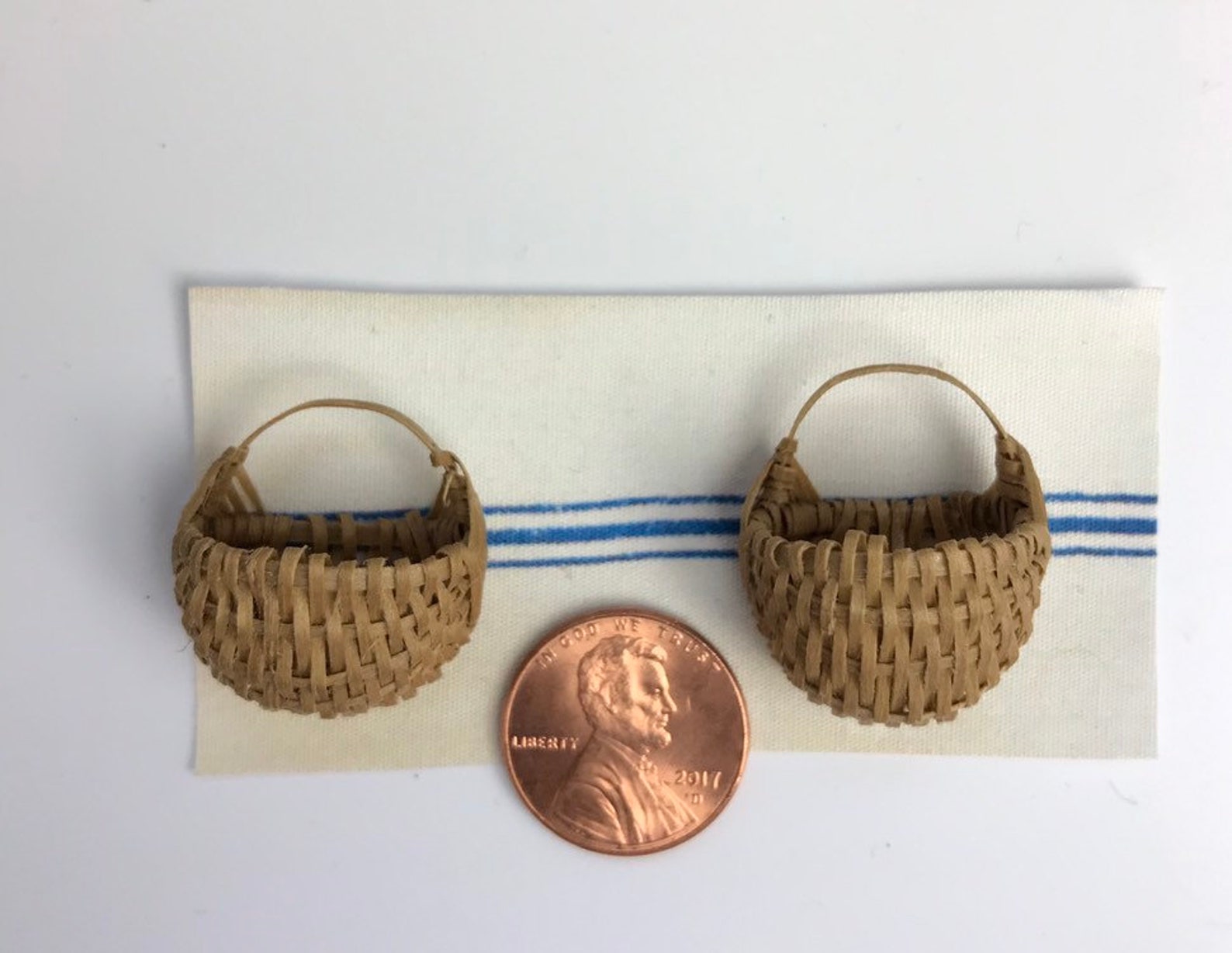 Miniature Basket Ash Splint Key Basket Etsy