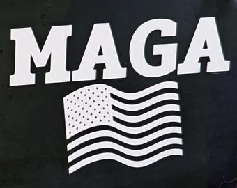MAGA vinyl car decal