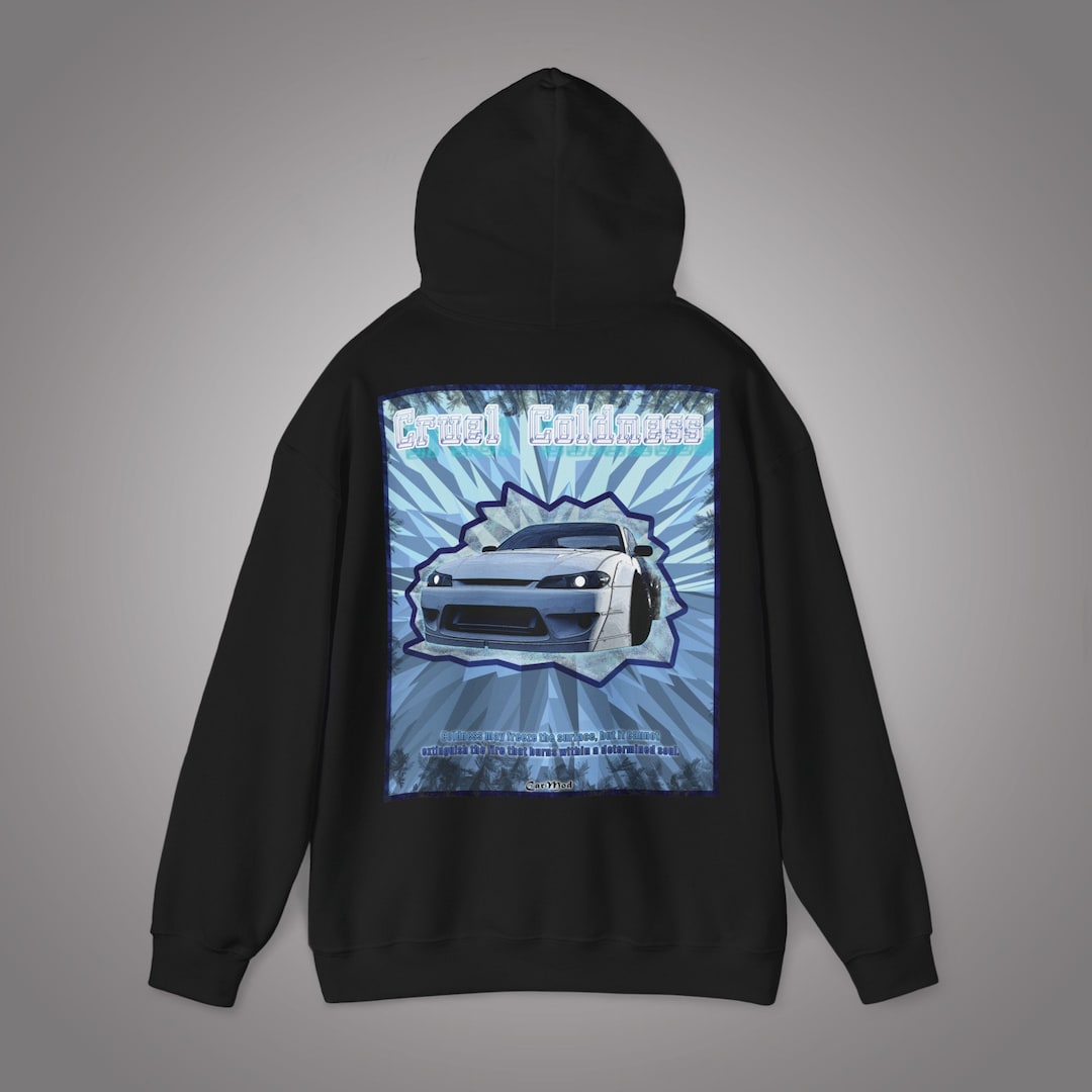 Silvia X Cruel Coldness - Oversize Hoodie | Nissan, Silvia, S15, Tokyo,  Drift, Ice Cold, Japanese, Poster, Design, Motivational, Quote, Jdm - Etsy
