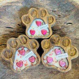 Dog Paw Dough Bowl Soy Candle-Maple Bacon Scent