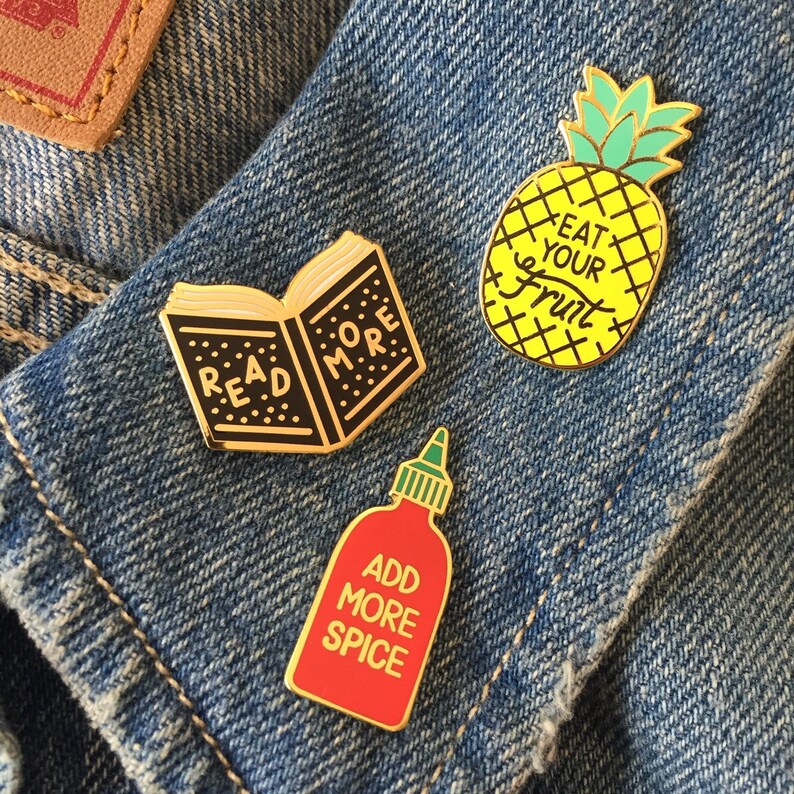 Life lesson enamel pin image 2