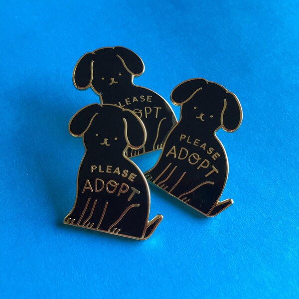 Adopt a Puppy Pin
