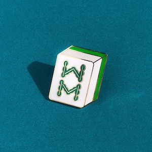 Eight of Bamboo Mahjong Pin