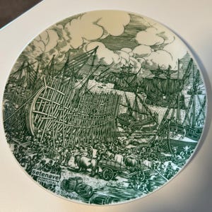 Rare Vintage Portugal Vista Alegre Decorative Plate