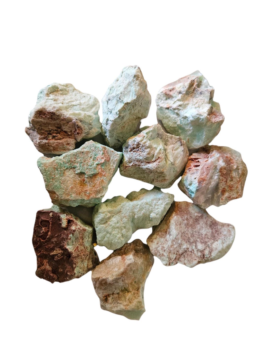 Raw Chrysoprase Crystals. Medium and Large Sizes Available. From Brazil ...