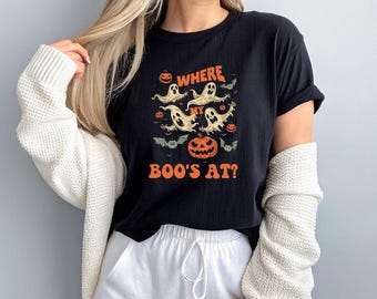 Comfort Colors Halloween Ghost Shirt: Funny Spooky Season Tee