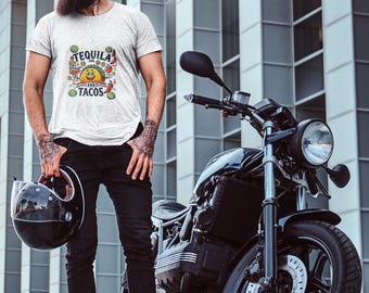 TACOS TEQUILA Chili Pepper SHIRT, Cinco De Mayo and Fiesta Vibes Funny Stylish Mexican Shirt