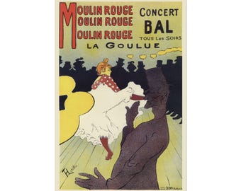 トゥールーズ＝ロートレック「ムーラン・ルージュ」版画：1952年